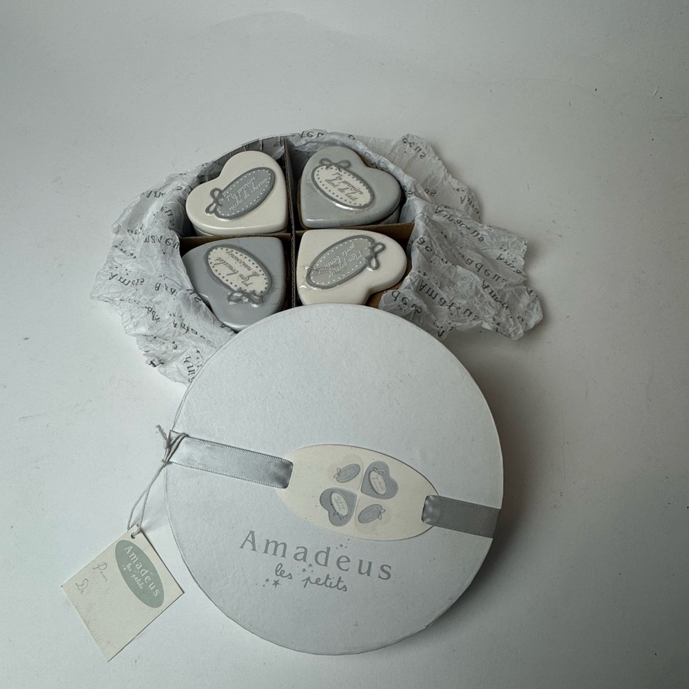 Amadeus Les Petits Heart-Shaped Baby’s Firsts Box Set